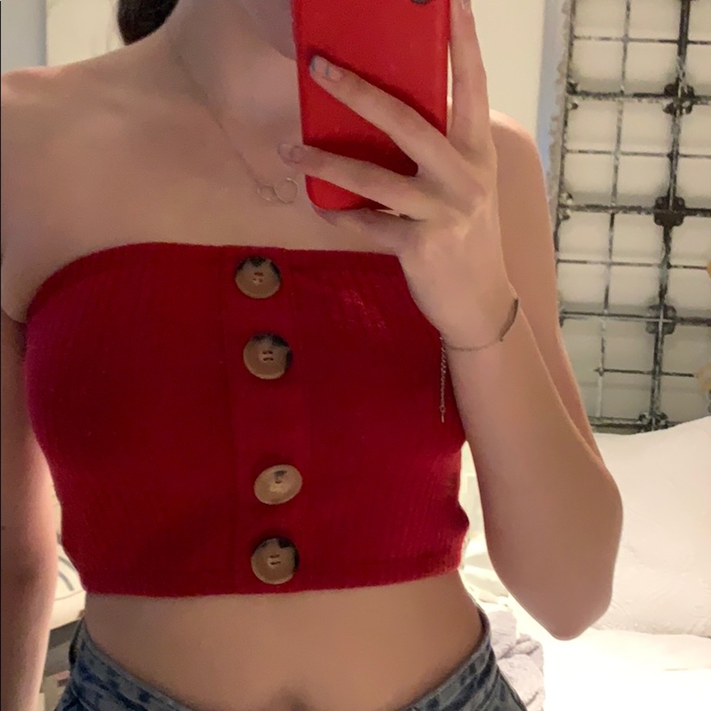 red tube top